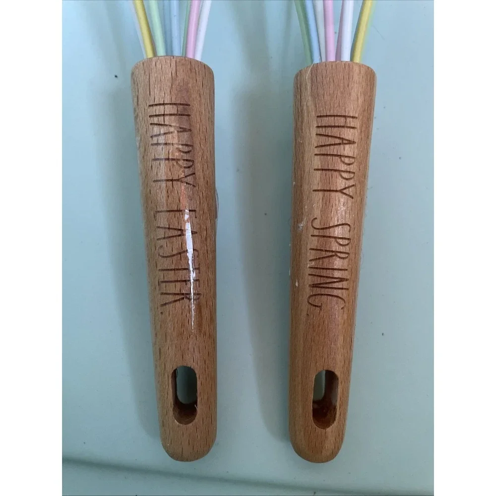 Rae Dunn 2 Piece Mini Whisk Set Pastel Easter Spring
